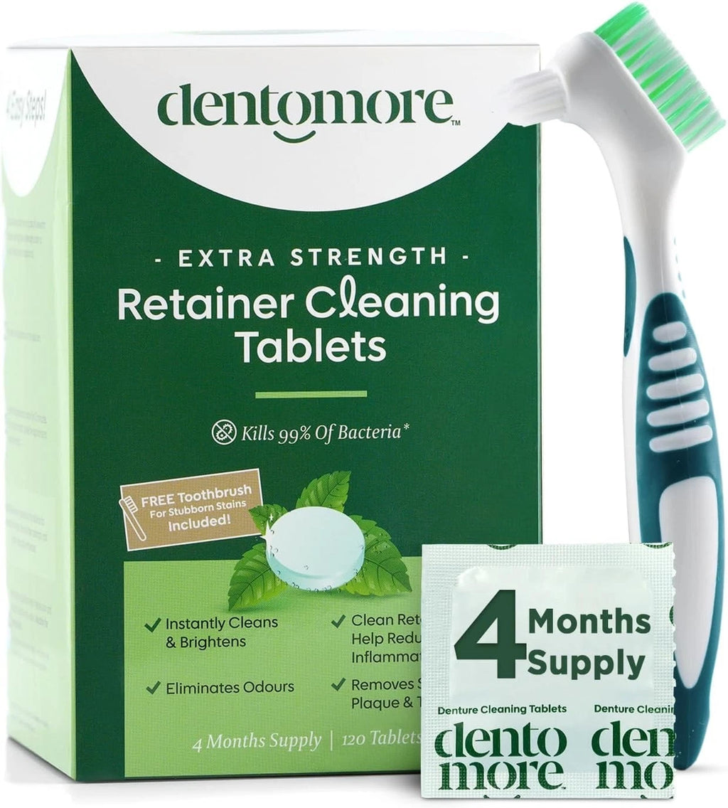 Retainer Cleaner Tablets 4 Month Supply Extra Strength Tablets x120